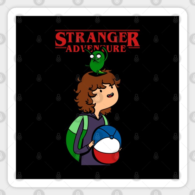 Funny Cute Retro 80's Sci-fi Adventure Mashup Cartoon Sticker by BoggsNicolas